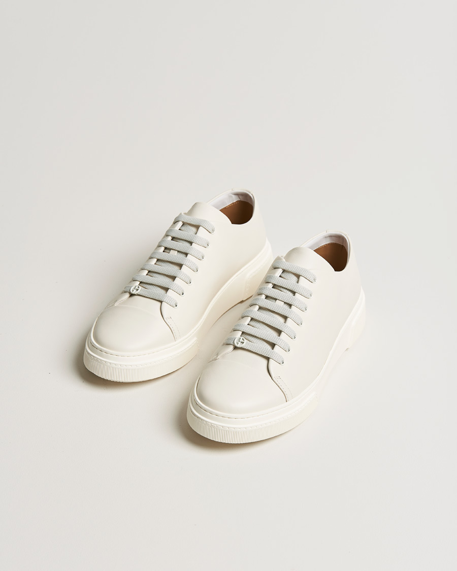 Mies | Giorgio Armani Plain Sneakers Off White | Giorgio Armani | Plain Sneakers Off White