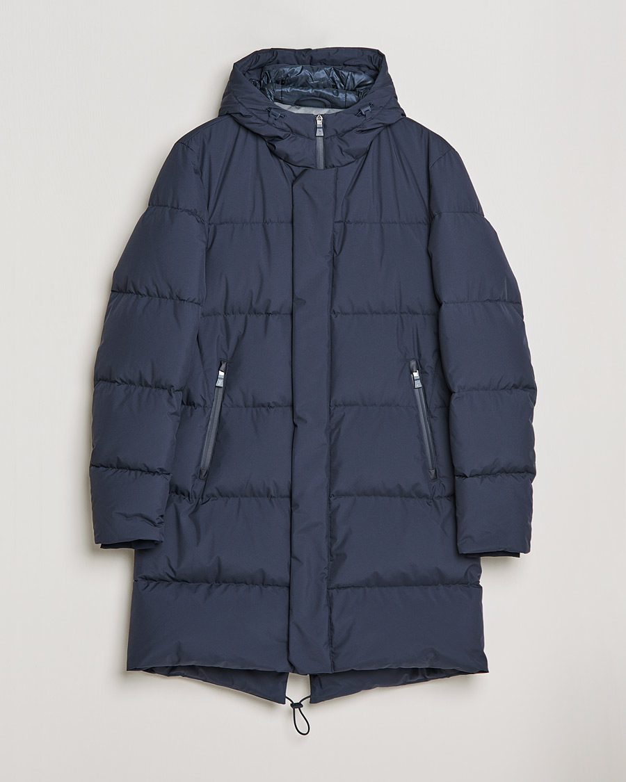 Mies | Takit | Herno | Laminar Hooded Down Parka Navy