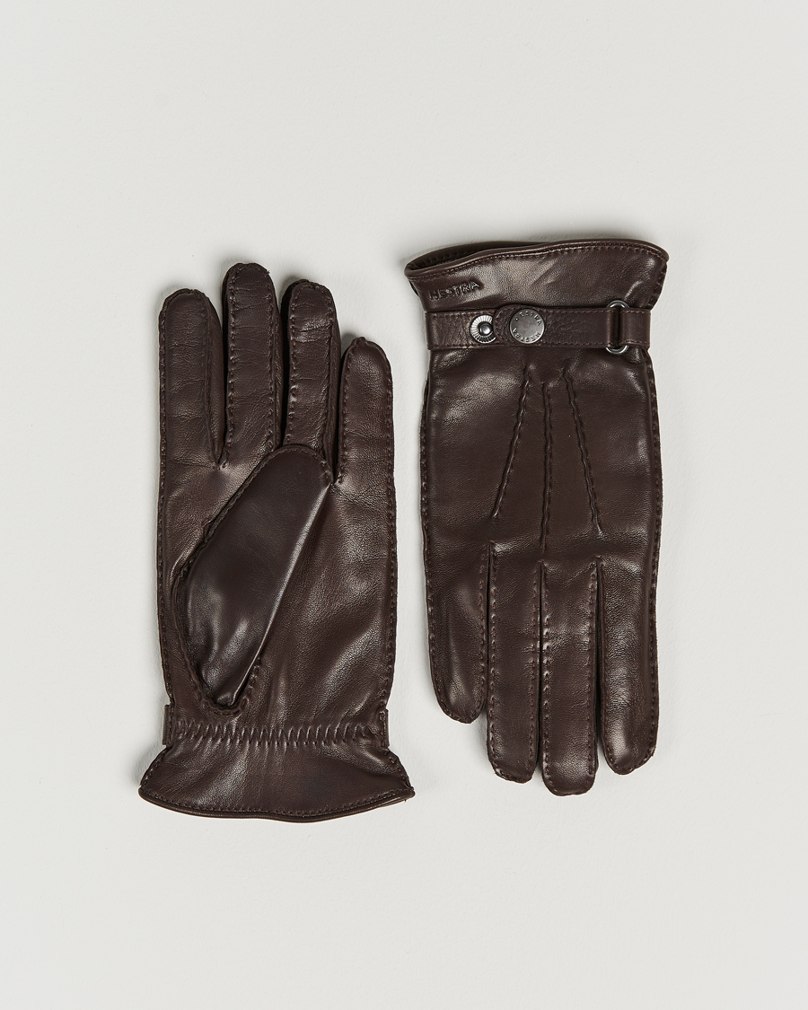Mies |  | Hestra | Jake Wool Lined Buckle Glove Espresso