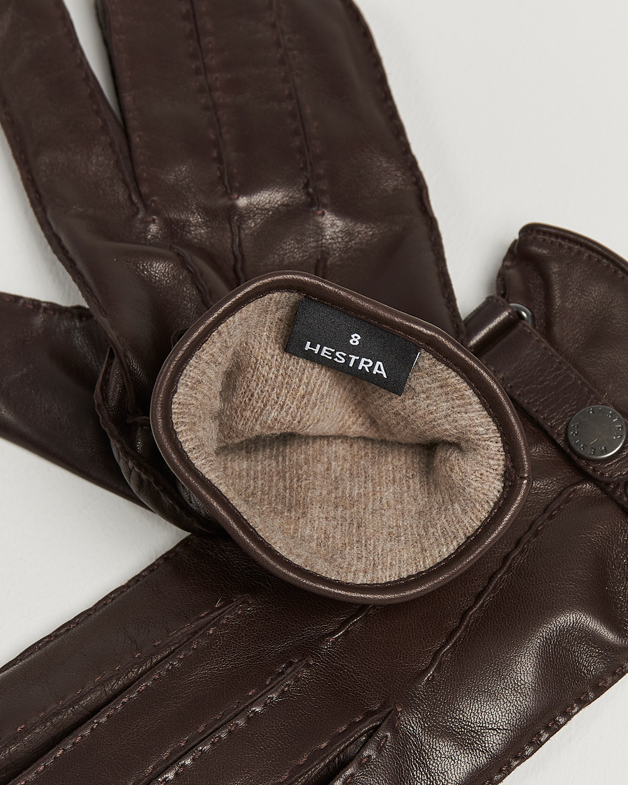 Mies | Käsineet | Hestra | Jake Wool Lined Buckle Glove Espresso