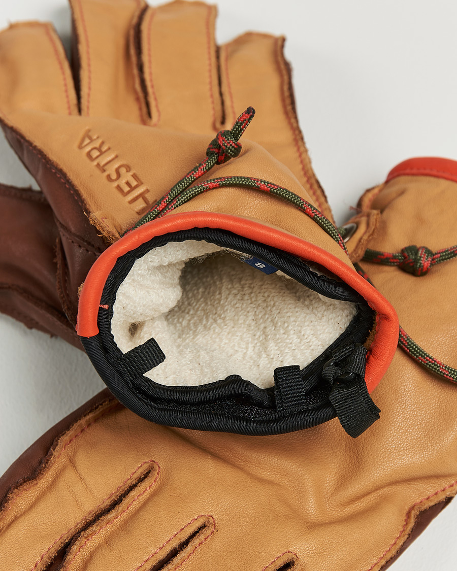 Mies | Käsineet | Hestra | Wakayama Leather Ski Glove Cognac/Brown