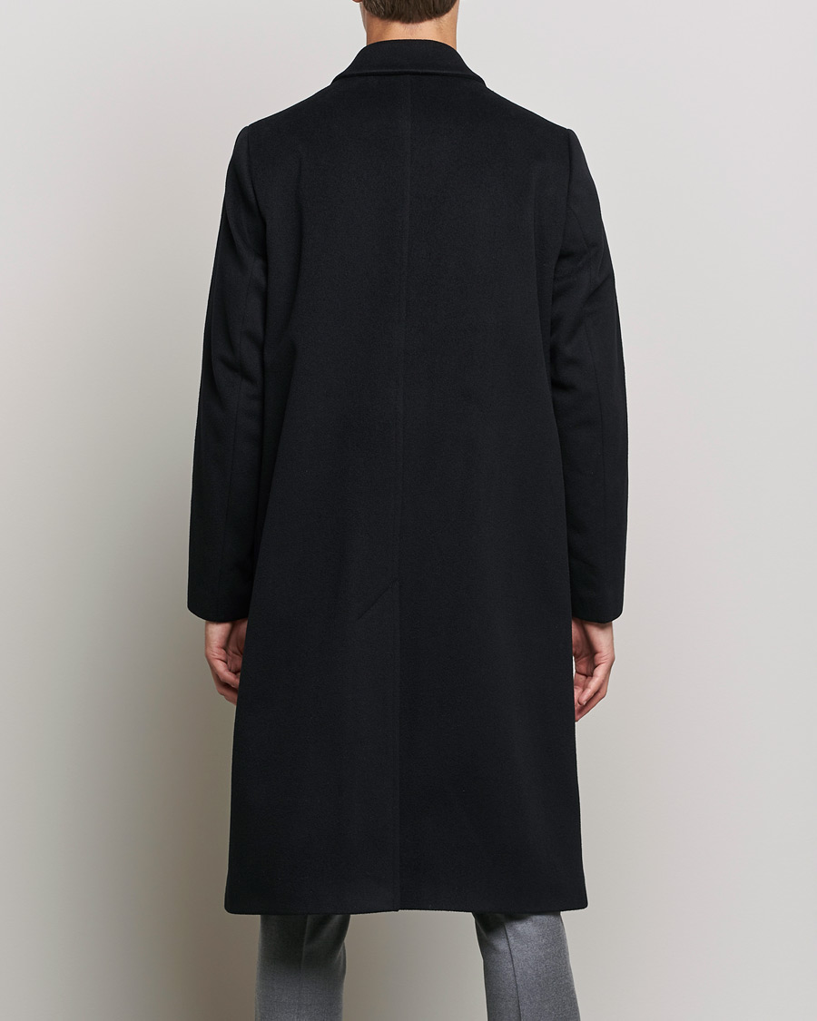 Mies | Takit | J.Lindeberg | Burke Wool/Cashmere Coat Black