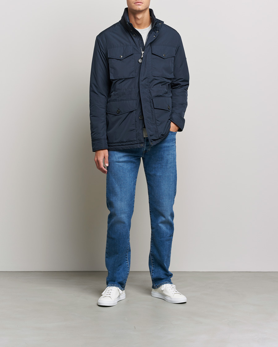 Mies | Business & Beyond | J.Lindeberg | Acer Padded Field Jacket Navy