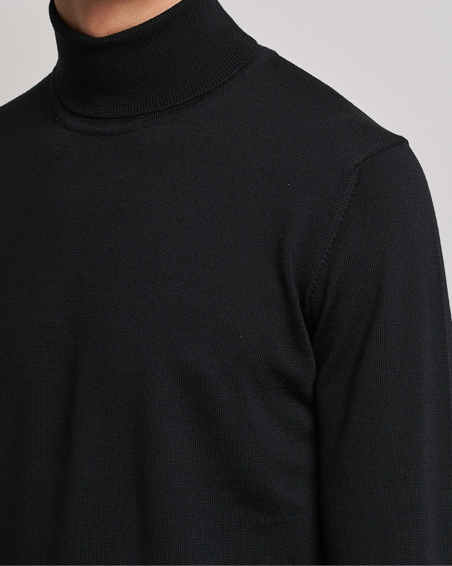 Mies | Puserot | J.Lindeberg | Lyd True Merino Polo Black