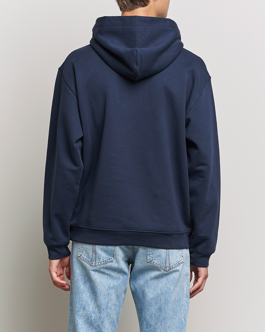 Mies | Puserot | J.Lindeberg | Kyzer Logo Hoodie Navy