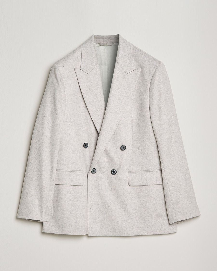 Mies | Pikkutakit | J.Lindeberg | David Carded Wool Flannel DB Blazer Micro Chip