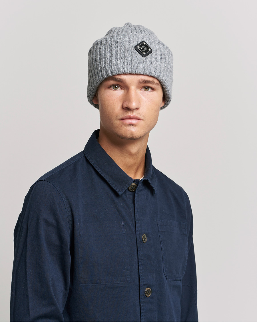 Mies | J.Lindeberg Jive Wool Beanie Grey Melange | J.Lindeberg | Jive Wool Beanie Grey Melange