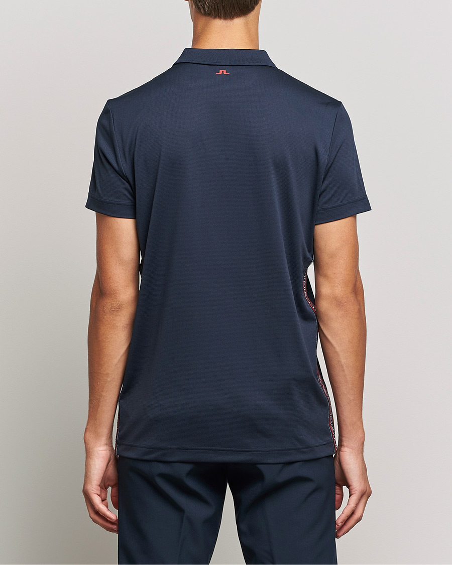Mies | Pikeet | J.Lindeberg | Diamond Regular Fit Polo Navy