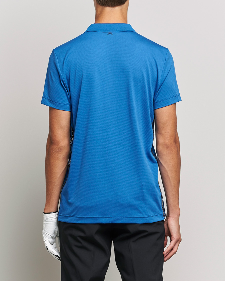 Mies | Pikeet | J.Lindeberg | Diamond Regular Fit Polo Nautical Blue