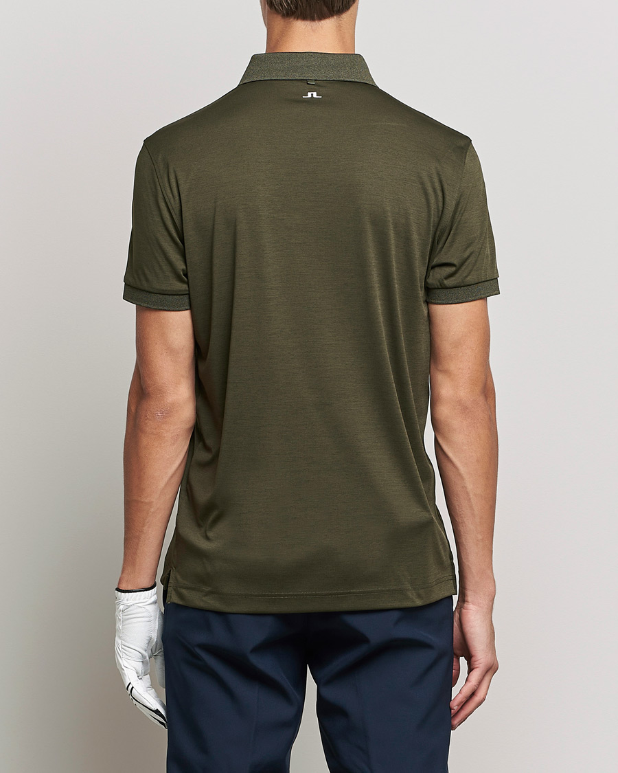 Mies | Pikeet | J.Lindeberg | Tour Tech Slin Fit Polo Forest Melange