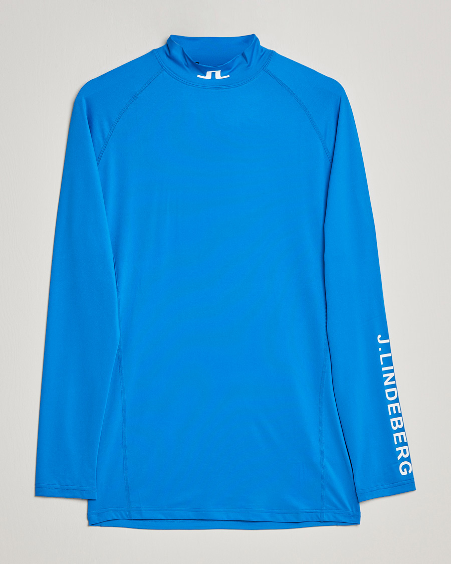 Mies | T-paidat | J.Lindeberg | Aello Soft Compression T-Shirt Directoire Blue