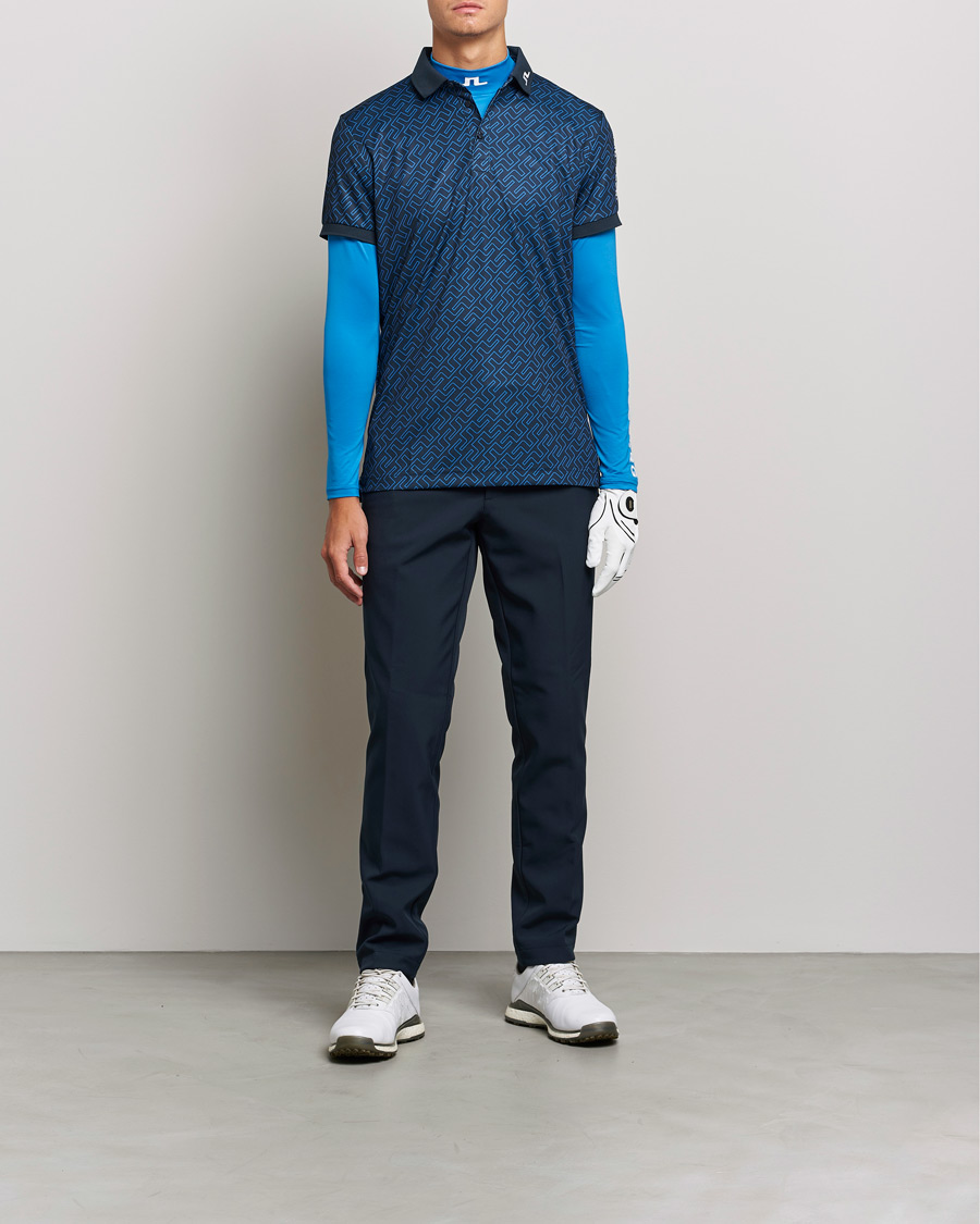 Mies | T-paidat | J.Lindeberg | Aello Soft Compression T-Shirt Directoire Blue