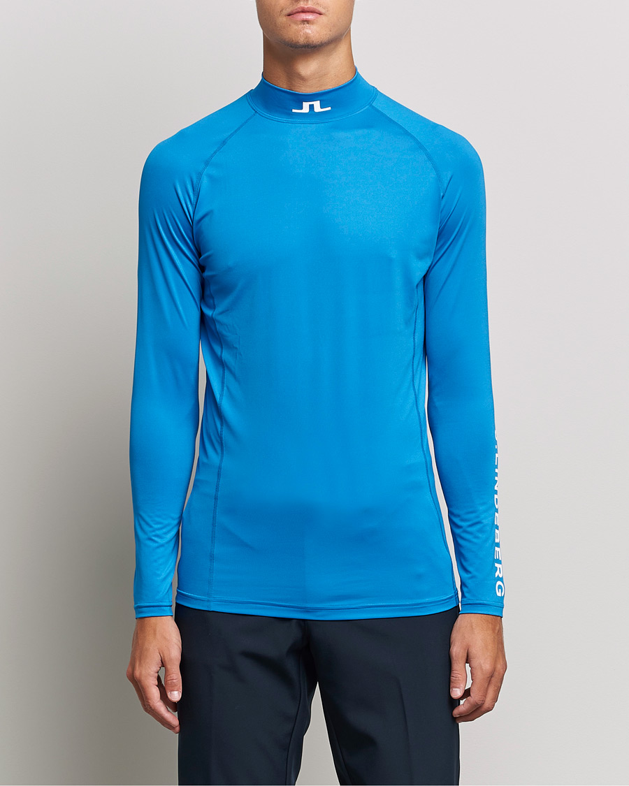Mies | T-paidat | J.Lindeberg | Aello Soft Compression T-Shirt Directoire Blue
