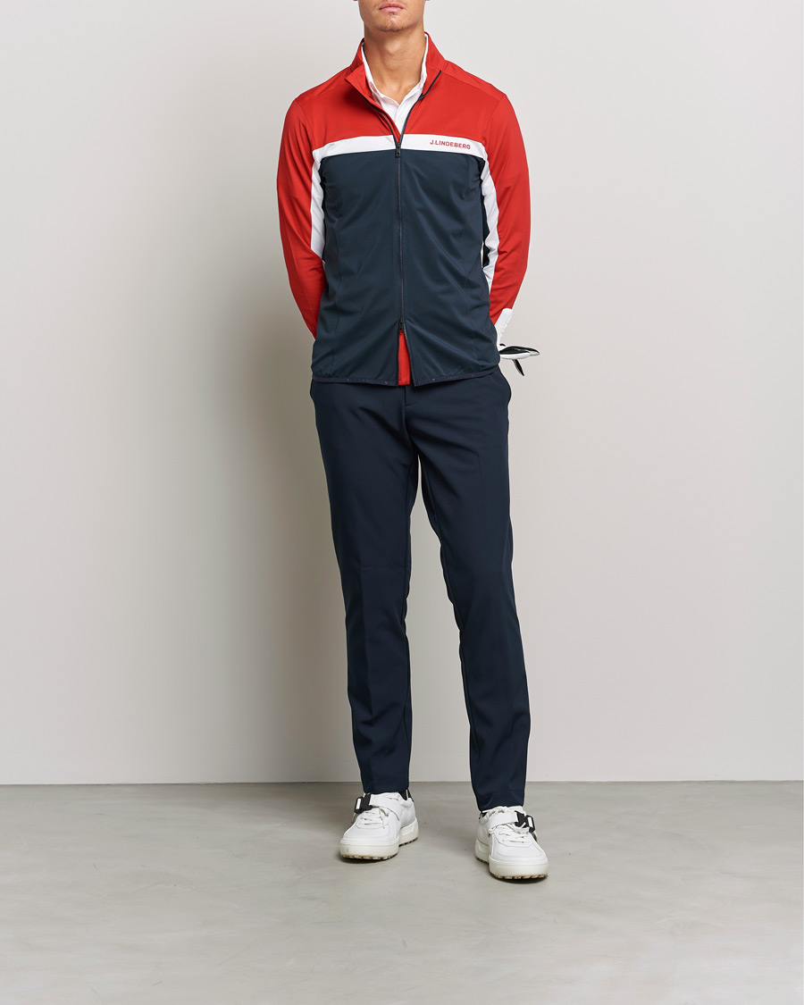 Mies | Housut | J.Lindeberg | Ellot Bonded Fleece Pants Navy