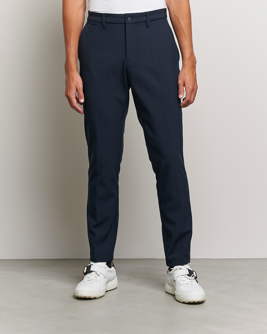Mies | Housut | J.Lindeberg | Ellot Bonded Fleece Pants Navy