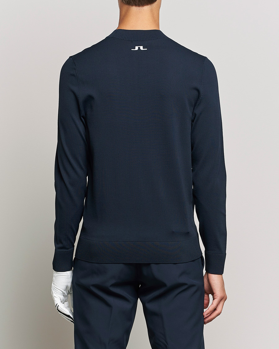 Mies | Puserot | J.Lindeberg | Gus Knitted Golf Sweater Navy