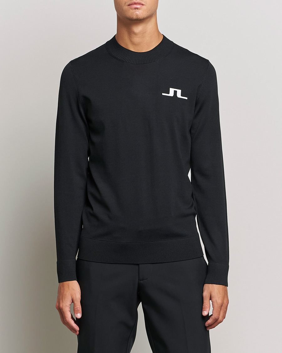 Mies |  | J.Lindeberg | Gus Knitted Golf Sweater Black
