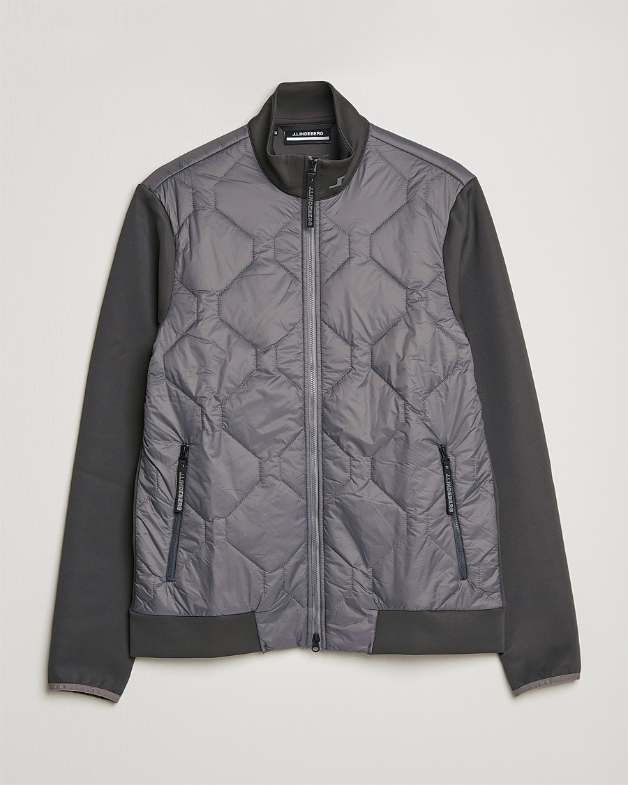 Mies | Takit | J.Lindeberg | Quilted Hybrid Jacket Gargoyle
