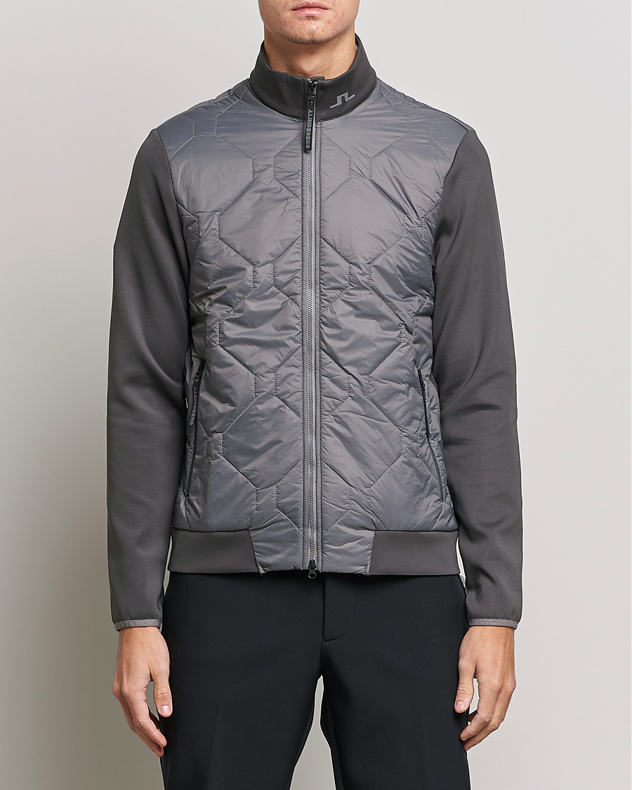 Mies | Takit | J.Lindeberg | Quilted Hybrid Jacket Gargoyle