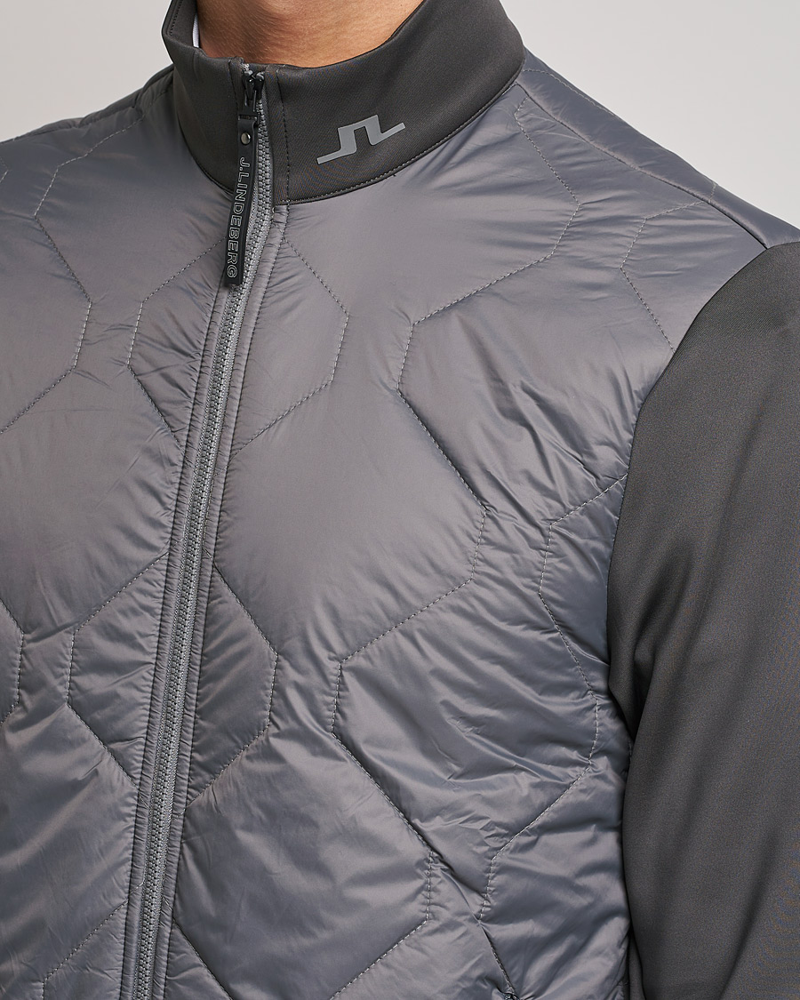 Mies | Takit | J.Lindeberg | Quilted Hybrid Jacket Gargoyle