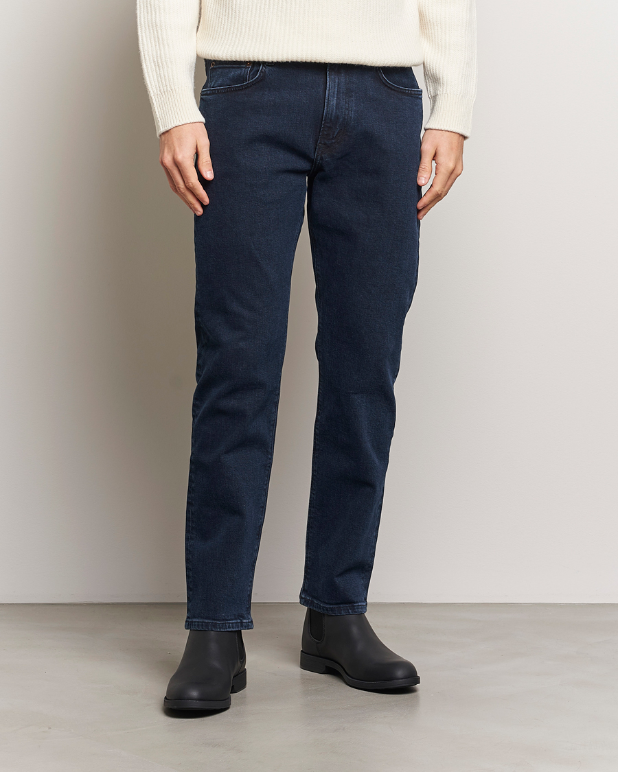 Mies | Housut | Jeanerica | TM005 Tapered Jeans Blue Black