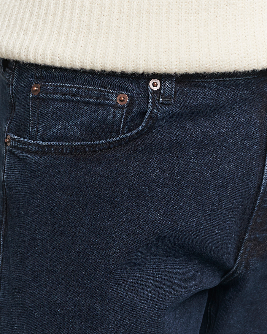 Mies | Housut | Jeanerica | TM005 Tapered Jeans Blue Black