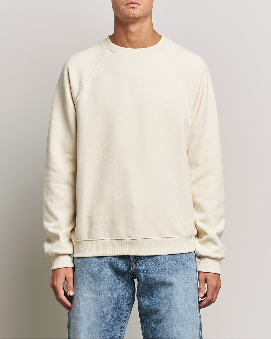 Mies | Puserot | Jeanerica | Arc Raglan Sweater Shortbread Beige