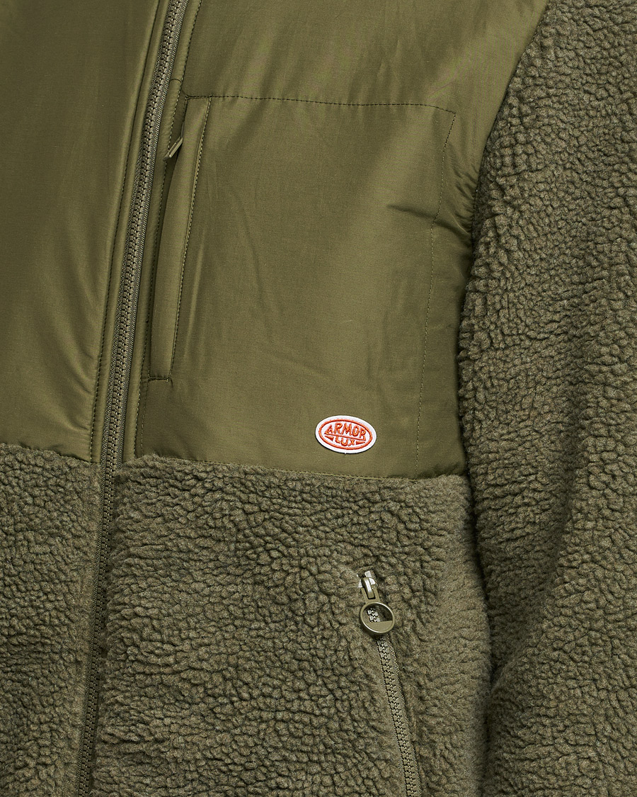 Mies | Puserot | Armor-lux | Sherpa Fleece Jacket Miltary