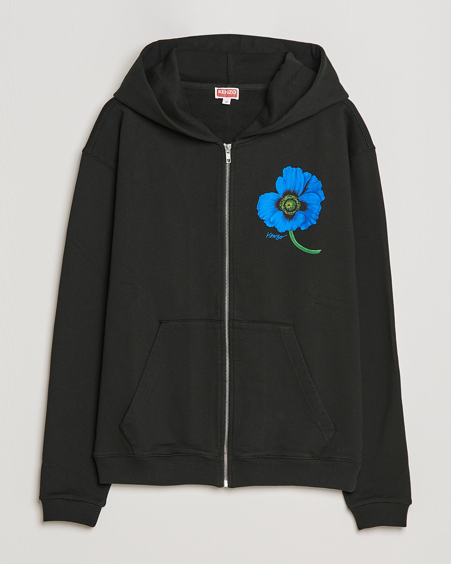 Mies | Puserot | KENZO | Graphic Classic Zip Hoodie Black