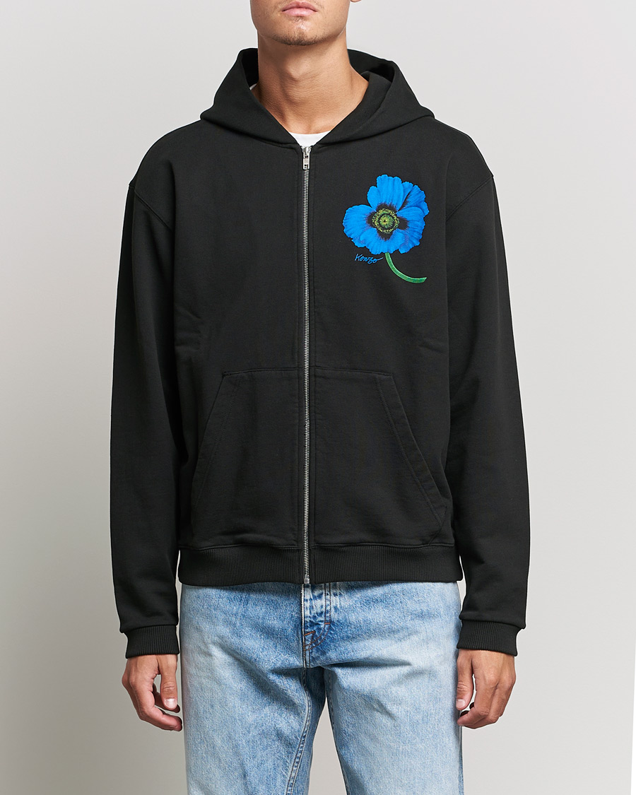 Mies | Puserot | KENZO | Graphic Classic Zip Hoodie Black