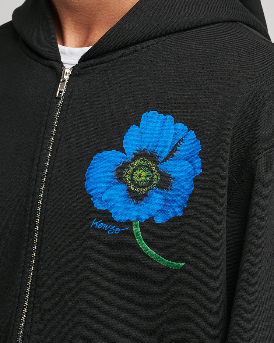 Mies | Puserot | KENZO | Graphic Classic Zip Hoodie Black