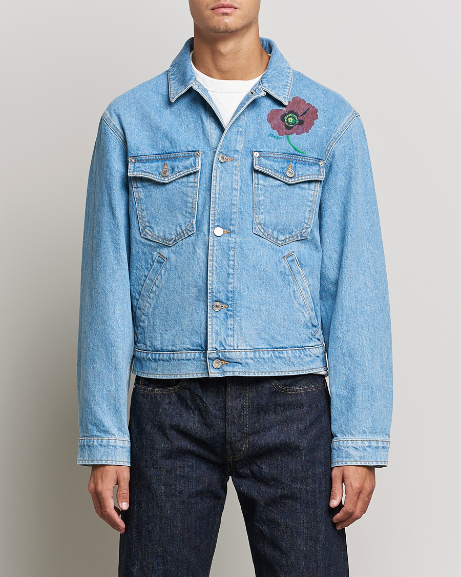 Mies | Takit | KENZO | Trucker Denim Jacket Sky Blue