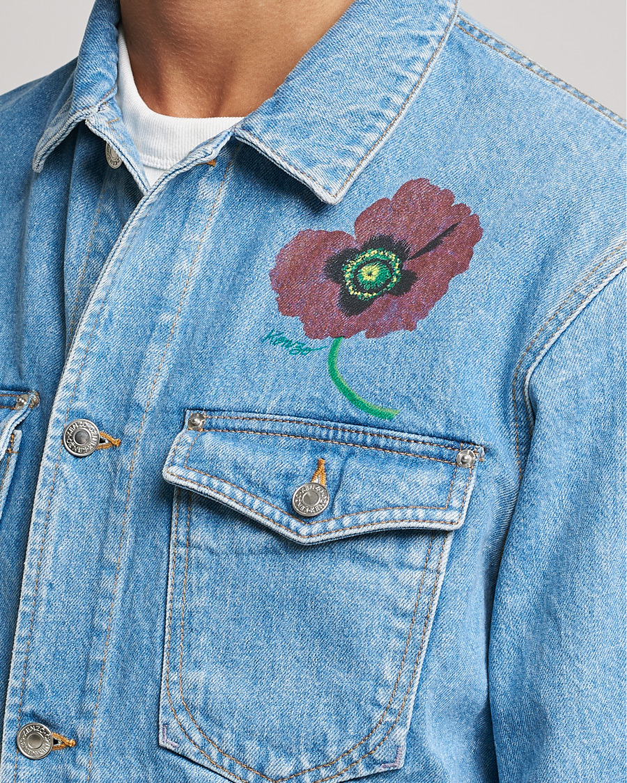 Mies | Takit | KENZO | Trucker Denim Jacket Sky Blue