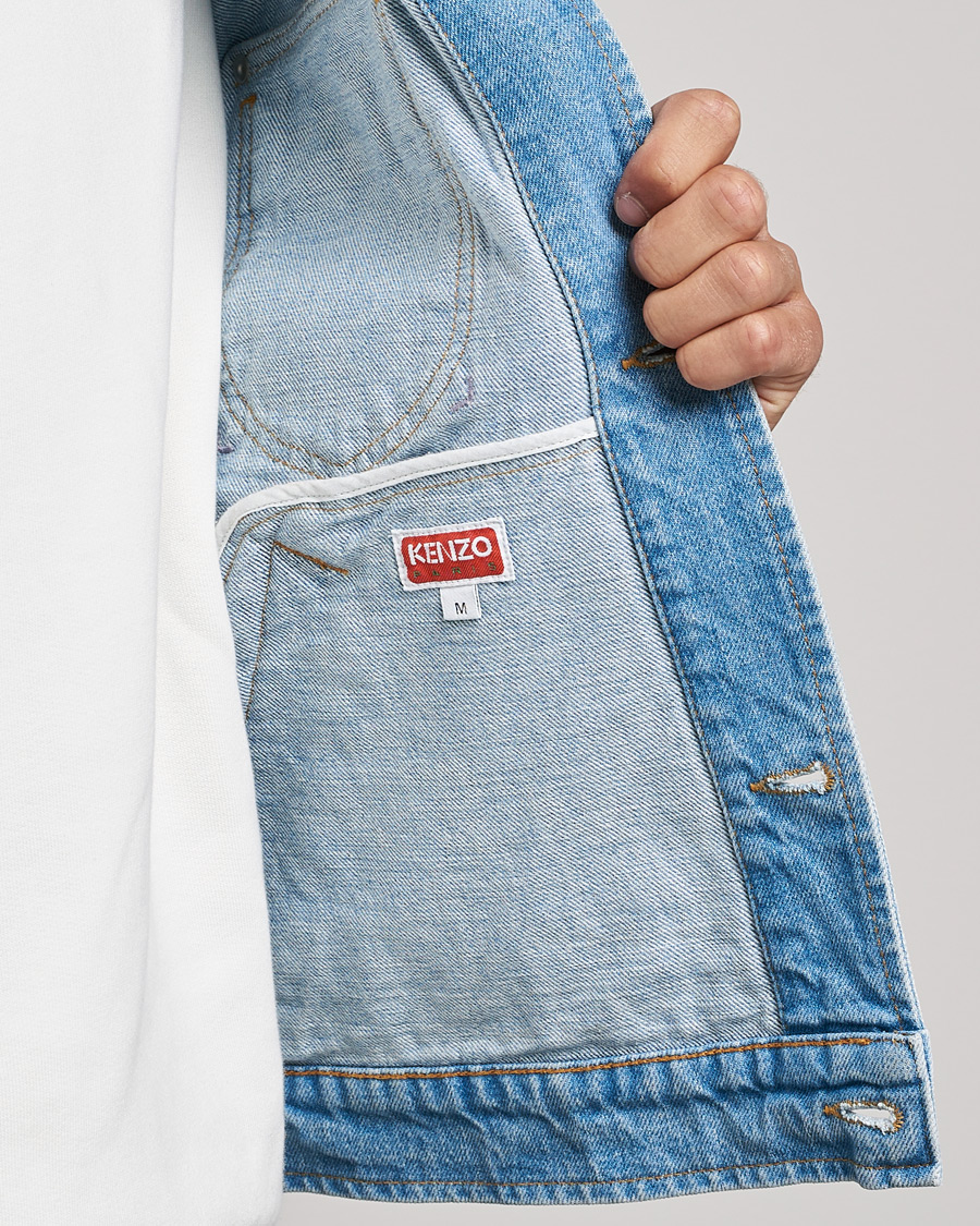 Mies | Takit | KENZO | Trucker Denim Jacket Sky Blue