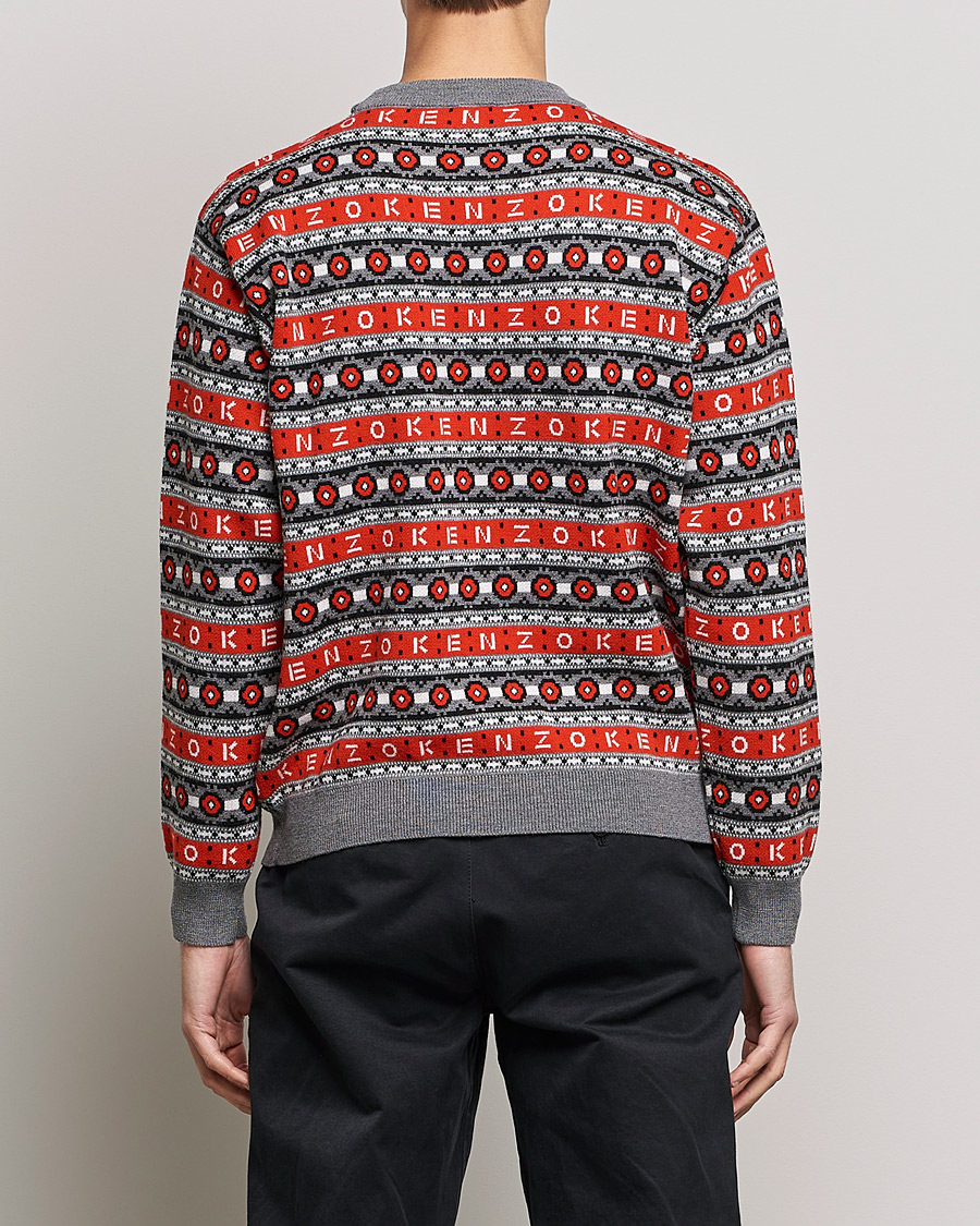 Mies | Puserot | KENZO | Jacquard Jumper Medium Red
