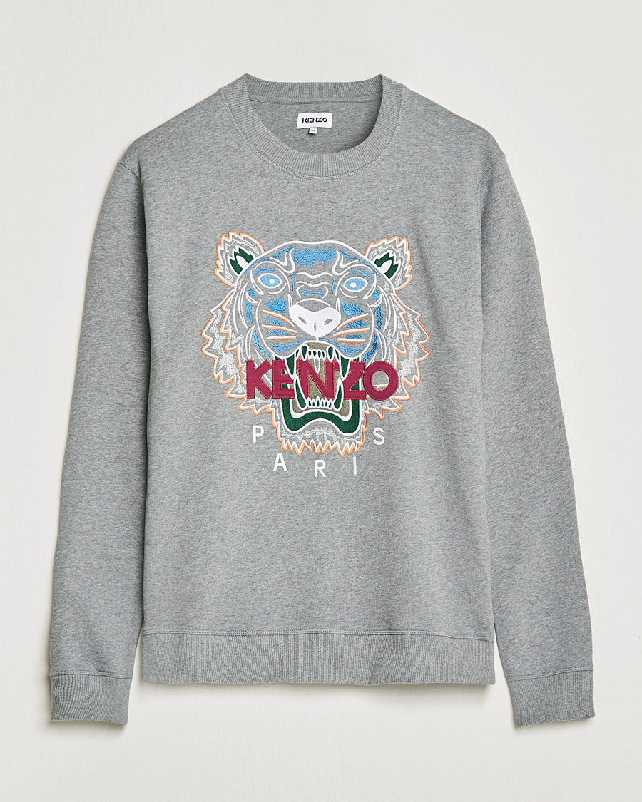 Mies | Puserot | KENZO | Icon Tiger Sweatshirt Grey
