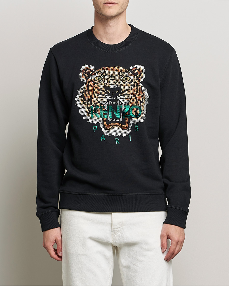 Mies | Puserot | KENZO | Original Tiger Sweatshirt Black