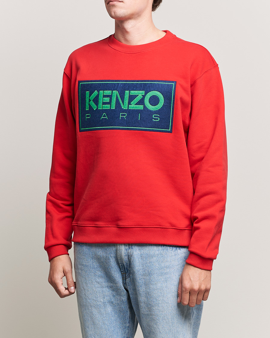 Mies |  | KENZO | Paris Classic Crew Neck Sweatshirt Medium Red