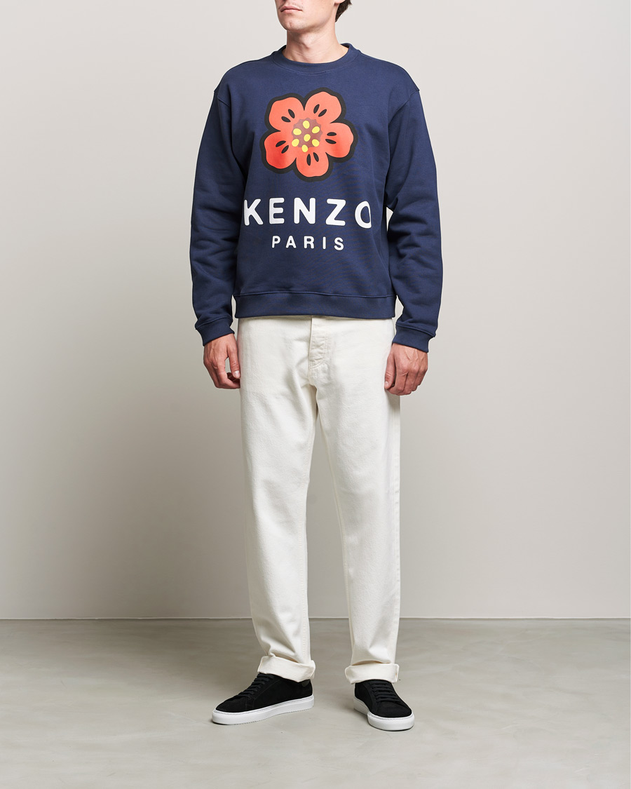 Mies | Puserot | KENZO | Logo Classic Sweatshirt Midnight Blue