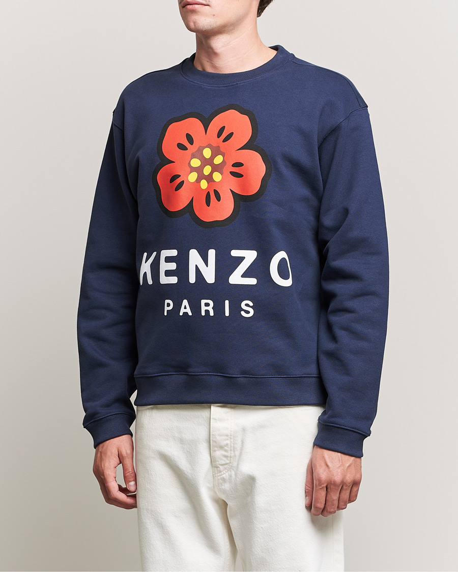 Mies | Puserot | KENZO | Logo Classic Sweatshirt Midnight Blue