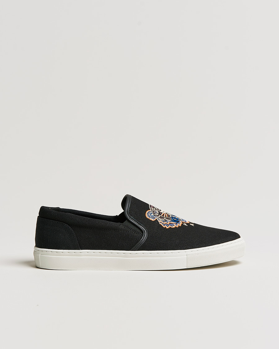Mies | KENZO Tiger Slip On Sneaker Black | KENZO | Tiger Slip On Sneaker Black