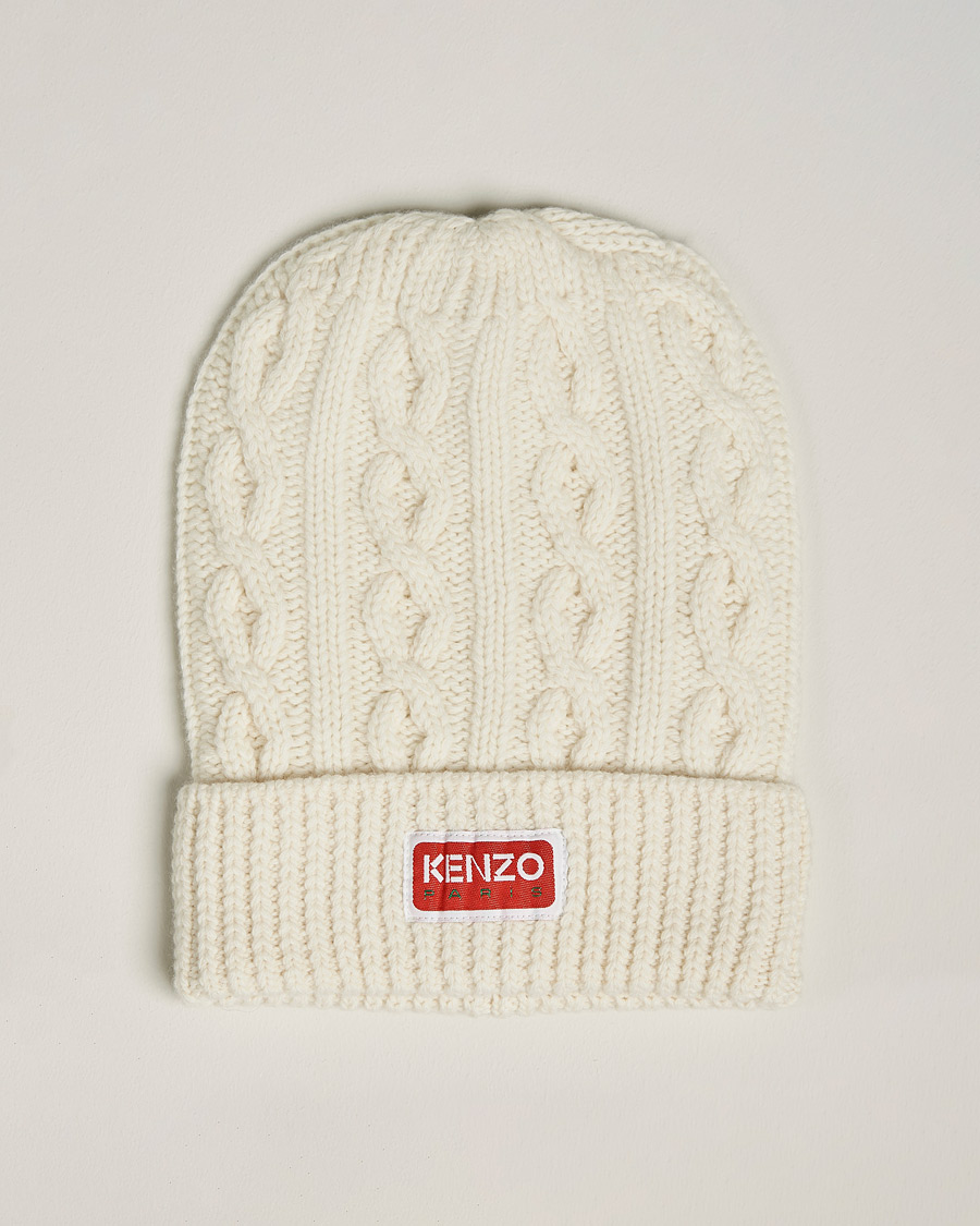 Mies | KENZO Wool Beanie Off White | KENZO | Wool Beanie Off White