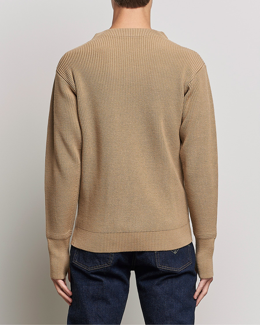 Mies | Puserot | Andersen-Andersen | Sailor Wool Crewneck Camel
