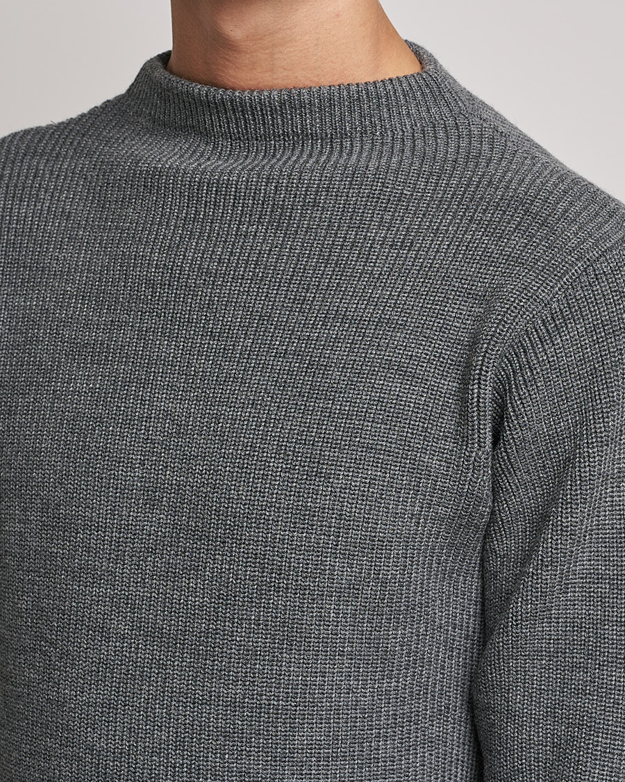 Mies | Puserot | Andersen-Andersen | Sailor Wool Crewneck Grey