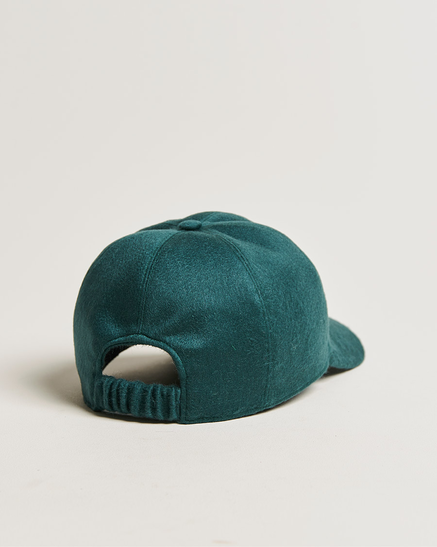 Mies | Kiton Cashmere Baseball Cap Dark Green | Kiton | Cashmere Baseball Cap Dark Green