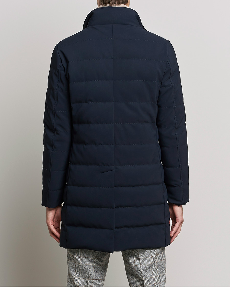 Mies | Takit | Kiton | Technical Down Coat Navy