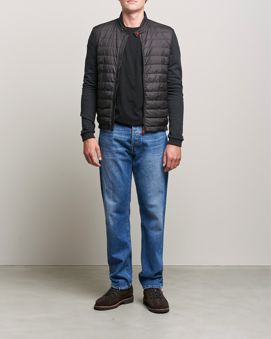 Mies | Takit | Kiton | Cotton/Cashmere Hybrid Jacket Charcoal
