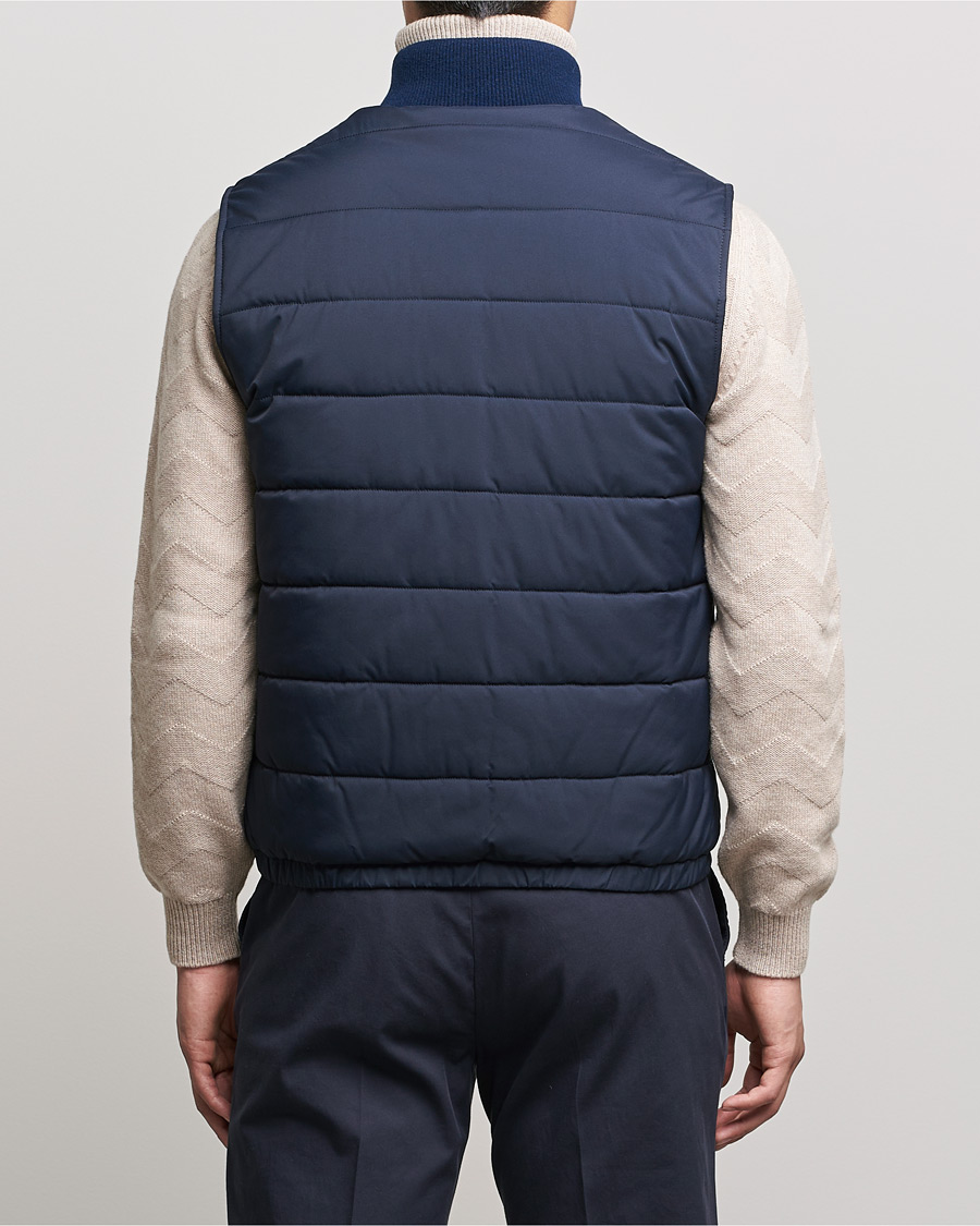 Mies | Takit | Kiton | Nylon Down Vest Navy