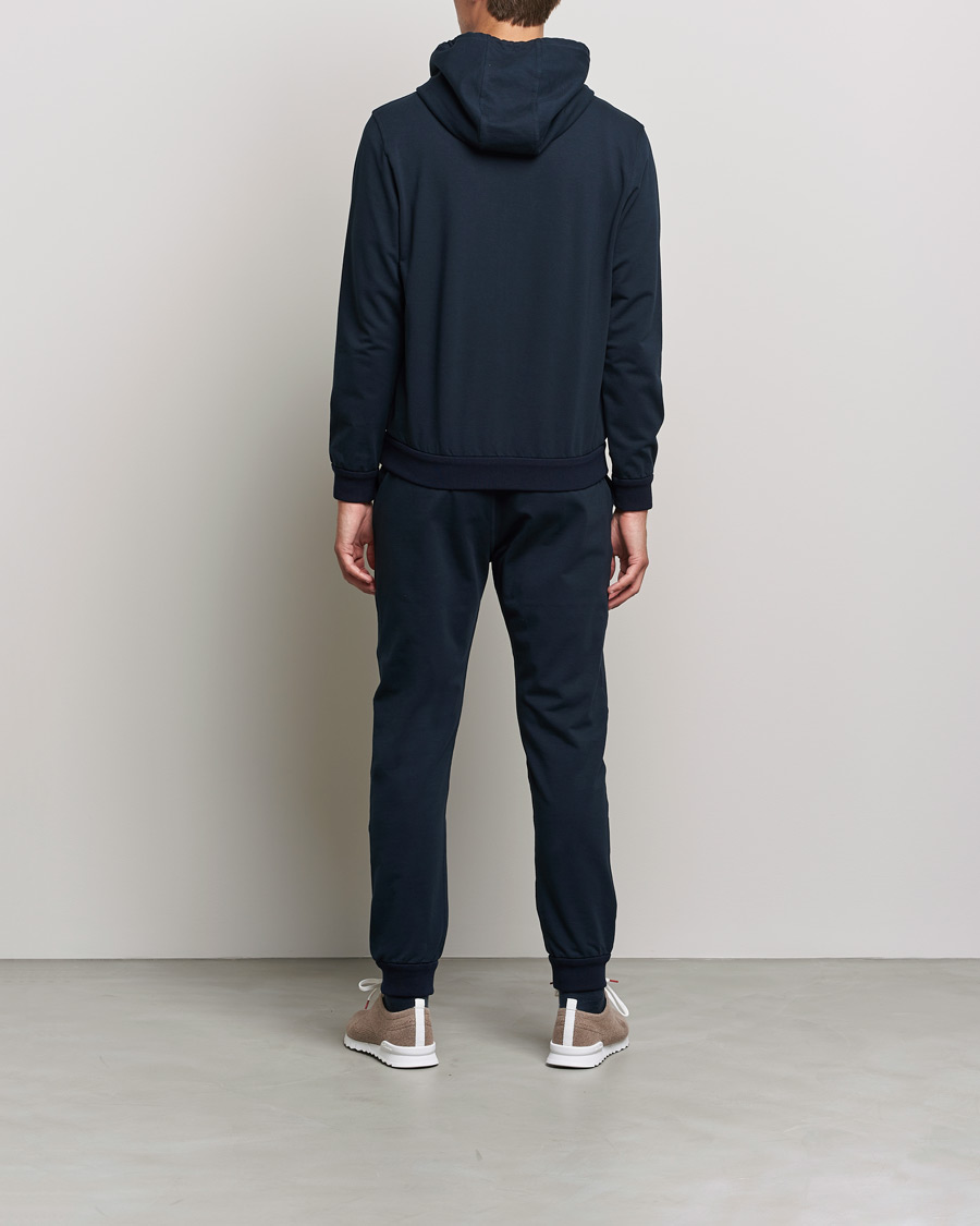 Mies | Puserot | Kiton | Cotton Blend Track Suit Navy