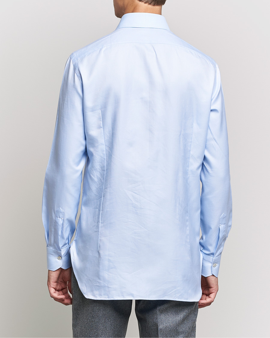 Mies | Kauluspaidat | Kiton | Slim Fit Royal Oxford Shirt Light Blue